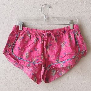Pink Floral Sleep/Lounge Shorts